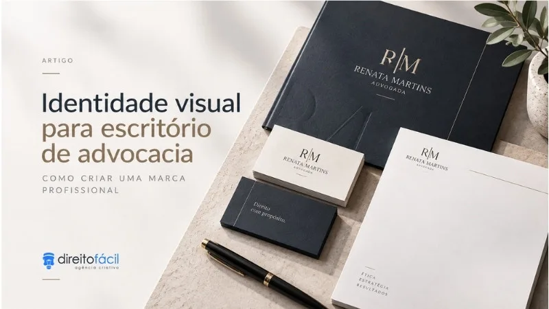 Identidade visual para escritório de advocacia: marca profissional